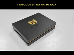 Небольшая чёрная упаковка для подарков