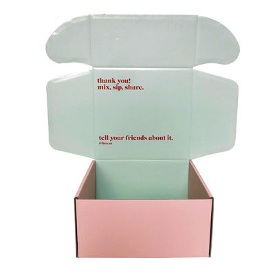 300 г CCNB флейты Custom Printed Folding Kraft Mailer Box для доставки бытовых продуктов
