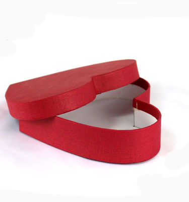 Настраиваемые цветные бумажные подарочные коробки в форме сердца с лакированной отделкой