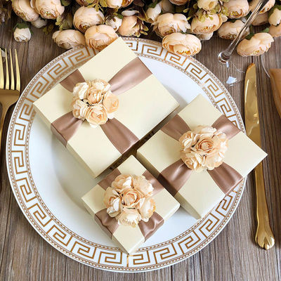 Налаженная биоразлагаемая упаковка Свадьба Подарочные коробки для косметики