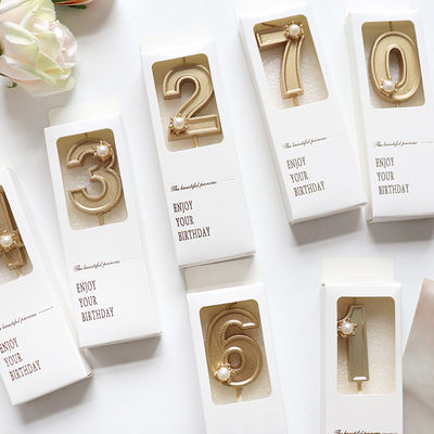 Настраиваемая цветовая коробка для печати номера торта рождественская свеча подарочная коробка Klein небольшие коробки для подарков