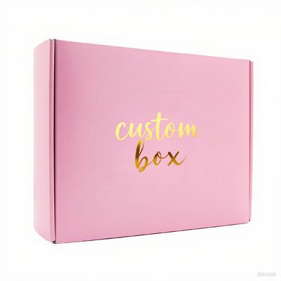 Оптовая перерабатываемая гофрированная картонная косметическая почтовая коробка Складные коробки для электронной коммерции для духов, ресниц, матовое ламинирование