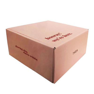 300 г CCNB флейты Custom Printed Folding Kraft Mailer Box для доставки бытовых продуктов