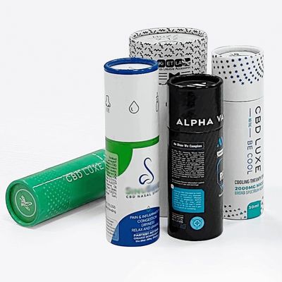 Переработанные бумажные почтовые ящики с трубками