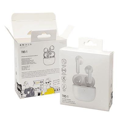 Custom Logo Printing Paper Box Reverse Direct Tuck Design for Earphone Headset Earpiece (Настроенная печать логотипа бумажной коробки с обратным прямым натяжением для наушников)