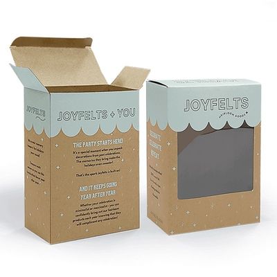 Kraft Paper Tuck Top Automatic Lock Box с режущими окнами