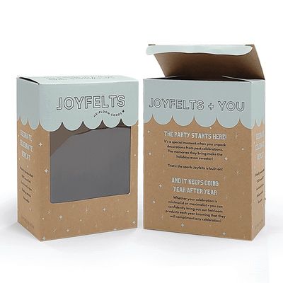 Kraft Paper Tuck Top Automatic Lock Box с режущими окнами