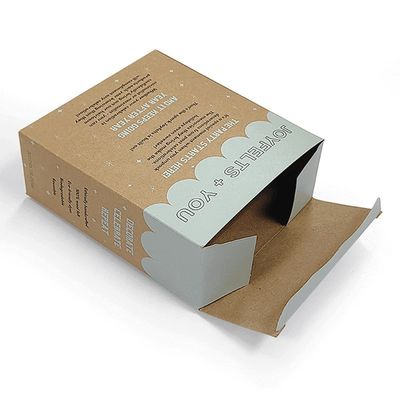 Kraft Paper Tuck Top Automatic Lock Box с режущими окнами