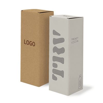 Настроенные Tuck Top Box непокрытые Kraft E флейты бутылки с водой упаковочная коробка