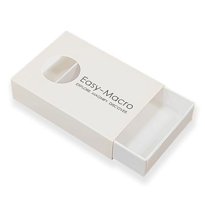 Переработанная жесткая небольшая бумажная коробка упаковка UV Finish Custom Slide Box Packaging