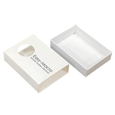 Переработанная жесткая небольшая бумажная коробка упаковка UV Finish Custom Slide Box Packaging