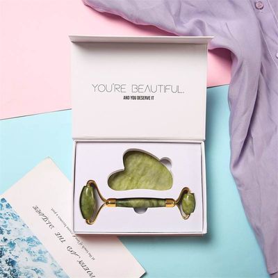 Книга Flap Box Custom Logo Напечатанная магнитная жесткая коробка для Guasha Jade Gua Sha Roller Tool