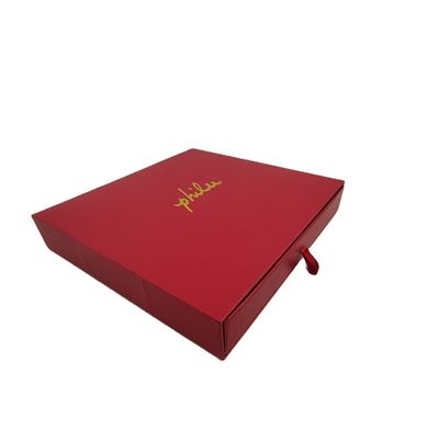 Рециклируемые CMYK/PANTONE печать Красная магнитная коробка подарочный набор для конечного роскошного упаковки