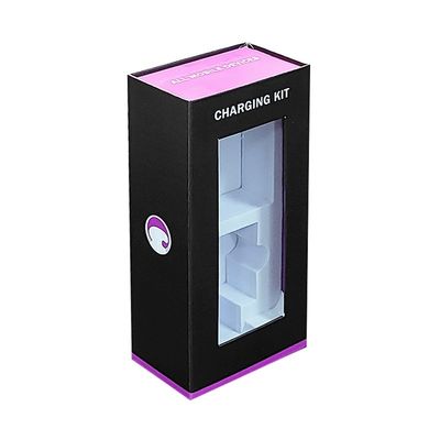 Роскошная магнитная подарочная коробка для зарядного кабеля Power Bank с логотипом на заказ