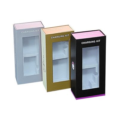 Роскошная магнитная подарочная коробка для зарядного кабеля Power Bank с логотипом на заказ