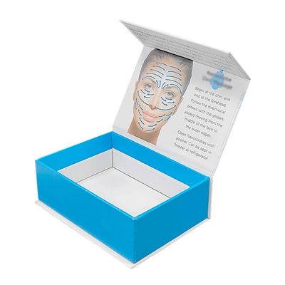 Flap Box Custom Luxury Magnetic Packaging Skin Care Product Foam Insert Magnet Box (Книга с флаконами) Магнитная упаковка для ухода за кожей