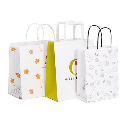 Заказ на заказ приемлемый Luxury Logo Printed Shopping Bag для красивого праздничного подарка