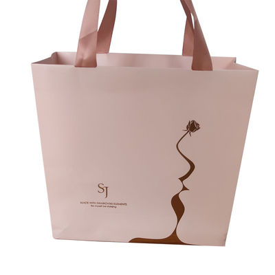 Luxury Custom Logo Gold Foil Printed Kraft Paper Shopping Packaging Bag for Shoes Обувь одежда
