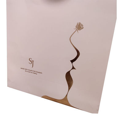 Luxury Custom Logo Gold Foil Printed Kraft Paper Shopping Packaging Bag for Shoes Обувь одежда