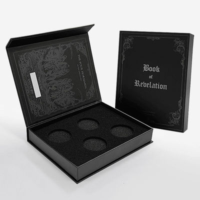 Luxury Custom Logo Printing Packaging Magnetic Closure Gift Box Поддельная книга в форме упаковки Кольцевая коробка