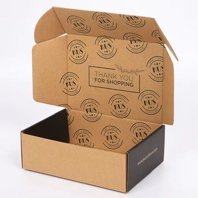 Опаковка Поставка на заказ Kraft Paper Wave Box
