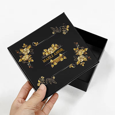 Фабрика Custom Printing High End Luxury Jewelry Set Boxes Golden Rose Hair Rope Headdress Packaging Box (Фабрика на заказ для печати ювелирных изделий высокого класса)