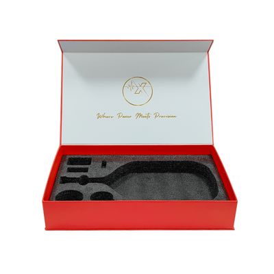 Оптовая продажа на заказ большие магнитные коробки упаковка для бадминтона и паделла ракетки большие подарочные коробки с печатью логотипа