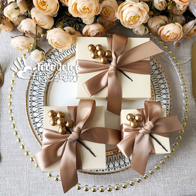 Налаженная биоразлагаемая упаковка Свадьба Подарочные коробки для косметики