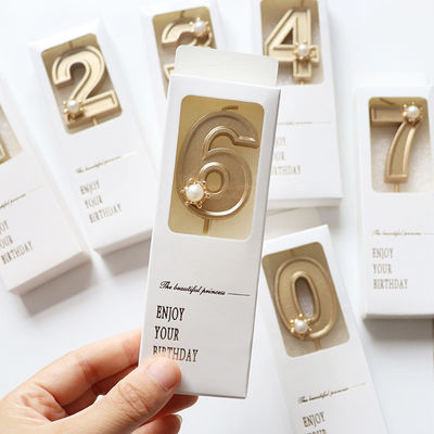 Настраиваемая цветовая коробка для печати номера торта рождественская свеча подарочная коробка Klein небольшие коробки для подарков