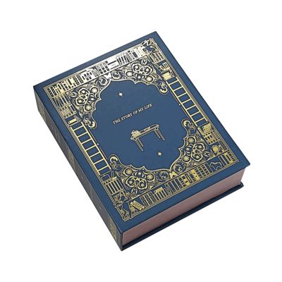 Специально распечатанная роскошная книга в форме подарочной коробки упаковка для фирменных свечей Премиум свадебное праздничное подарковое решение