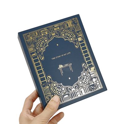 Специально распечатанная роскошная книга в форме подарочной коробки упаковка для фирменных свечей Премиум свадебное праздничное подарковое решение