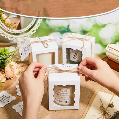 Подарочная коробка для свечей Custom Elegant Luxury, печатная упаковка для свечей для элитных свечей