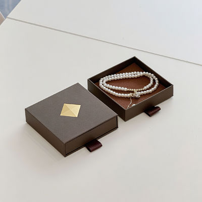 Custom Logo Eco Friendly Printed Hard Rigid Recycle Style Paper Packaging Cardboard Drawer Box Sliding For Jewellery (Логотип на заказ) Противоэкологичный печатный материал