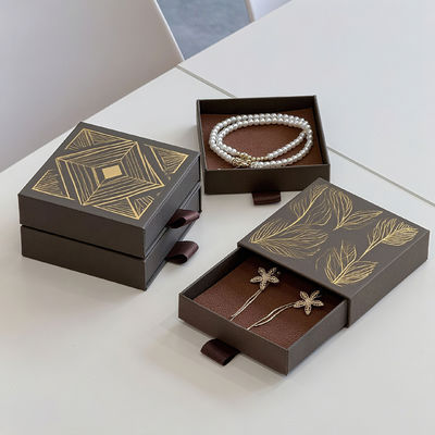 Custom Logo Eco Friendly Printed Hard Rigid Recycle Style Paper Packaging Cardboard Drawer Box Sliding For Jewellery (Логотип на заказ) Противоэкологичный печатный материал