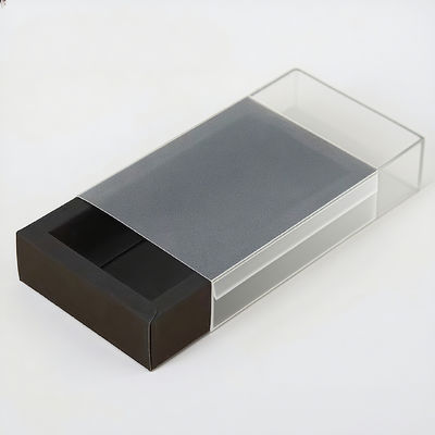 Специальные высококлассные упаковочные коробки коробка для бумажных ящиков с прозрачным PET-оконником