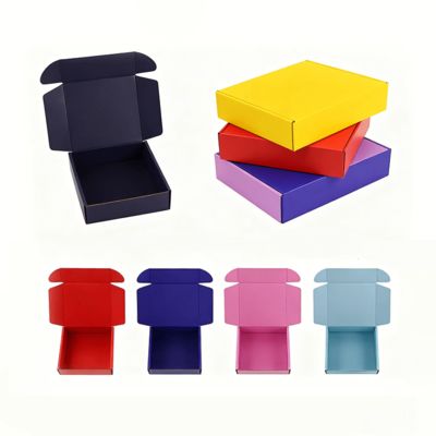 Пользовательская коробка из гофрированного картона 13*13*3 см. Маленькая, красочная, для рассылки одежды. Глянцевая ламинация. Переработанные материалы для доставки свечей.