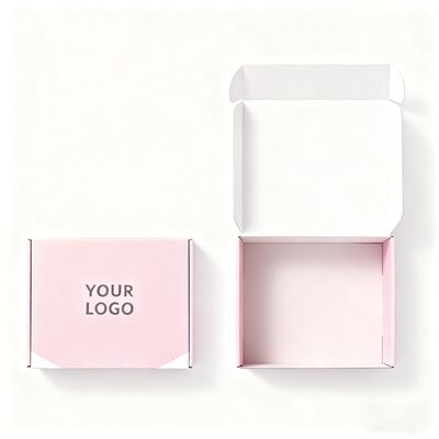 Custom Premium Pink Shipping Box Cardboard Recyclable Cosmetic Paper Boxes для упаковки косметической продукции