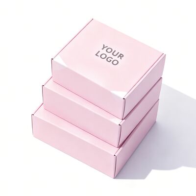 Custom Premium Pink Shipping Box Cardboard Recyclable Cosmetic Paper Boxes для упаковки косметической продукции