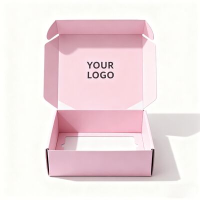 Custom Premium Pink Shipping Box Cardboard Recyclable Cosmetic Paper Boxes для упаковки косметической продукции