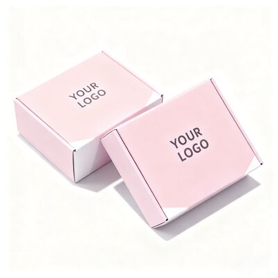 Custom Premium Pink Shipping Box Cardboard Recyclable Cosmetic Paper Boxes для упаковки косметической продукции