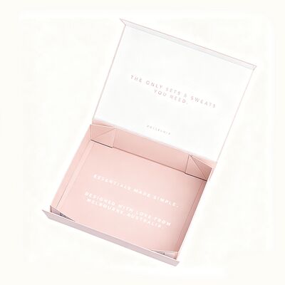 Высококачественный пакет роскошной одежды индивидуальный экологически чистый магнитный складной подарочный бумажный ящик для белья