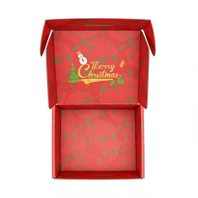 Custom Printed Shipping Box  Christmas Boxes Gift for Clothing Electronic Gift Present Packaging