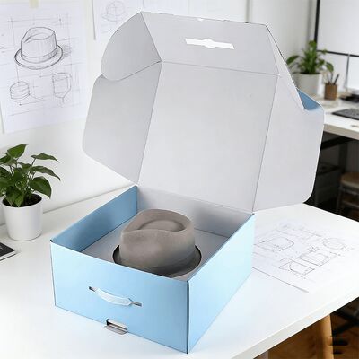 Коробки для шляп на заказ с логотипом, экологически чистые, с покрытием, из жесткого картона, для доставки, бумажные коробки, упаковка для кепок