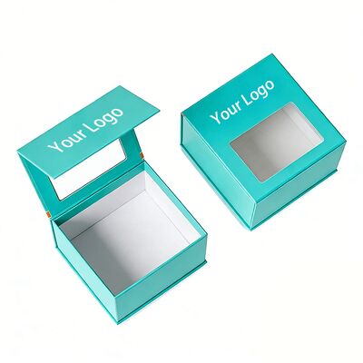 Подарочные коробки ручной работы премиум-класса с магнитной застежкой и окном для шляп и одежды