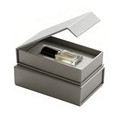 Custom Eco-friendly UV Printed Rigid Magnetic Closure Perfume Gift Box with Lid Structure for High End Paper Boxes