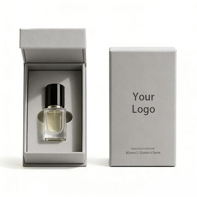 Custom Eco-friendly UV Printed Rigid Magnetic Closure Perfume Gift Box with Lid Structure for High End Paper Boxes