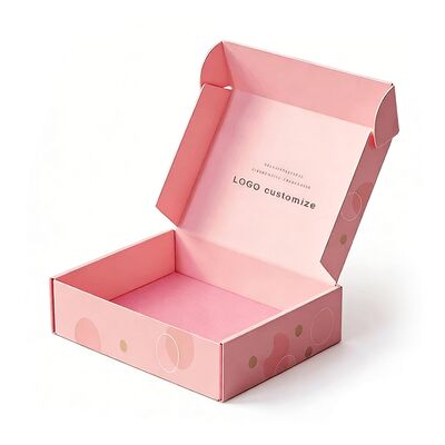 Коробки для упаковки косметики и духов из экологически чистого картона с индивидуальным логотипом, гофрированные почтовые коробки