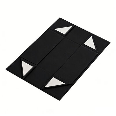 Оптовые экологически чистые магнитные подарочные коробки с ручкой, изготовленные на заказ из черного картона, губки, матовой ламинации для спортивных карт