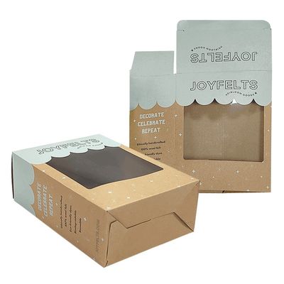 Kraft Paper Tuck Top Automatic Lock Box с режущими окнами