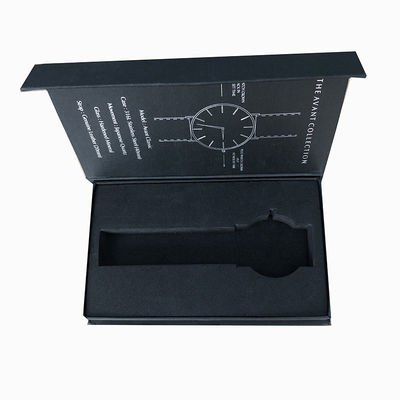 Настраиваемый логотип CMYK Luxury Book Shape Magnetic Watch Box для упаковки часов